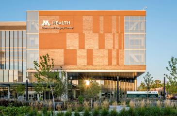 The M Health Fairview Clinics and Surgery Center at the University of Minnesota Twin Cities campus.
