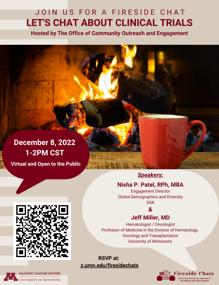 December's Fireside Chat Flyer