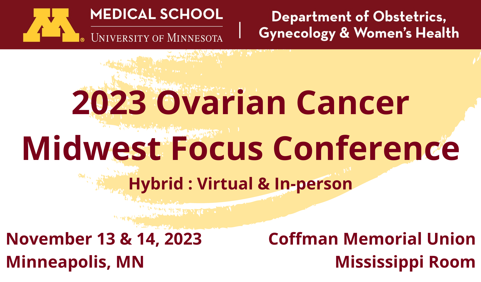 2023 Ovarian Cancer Midwest Focus Conference