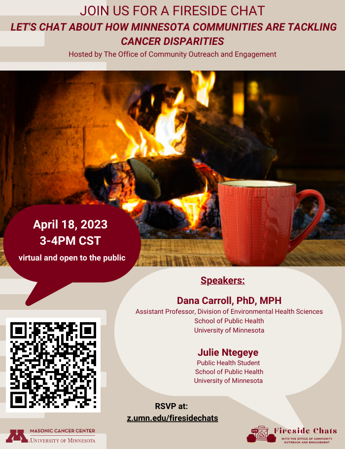April 2023 Fireside Chat Flyer
