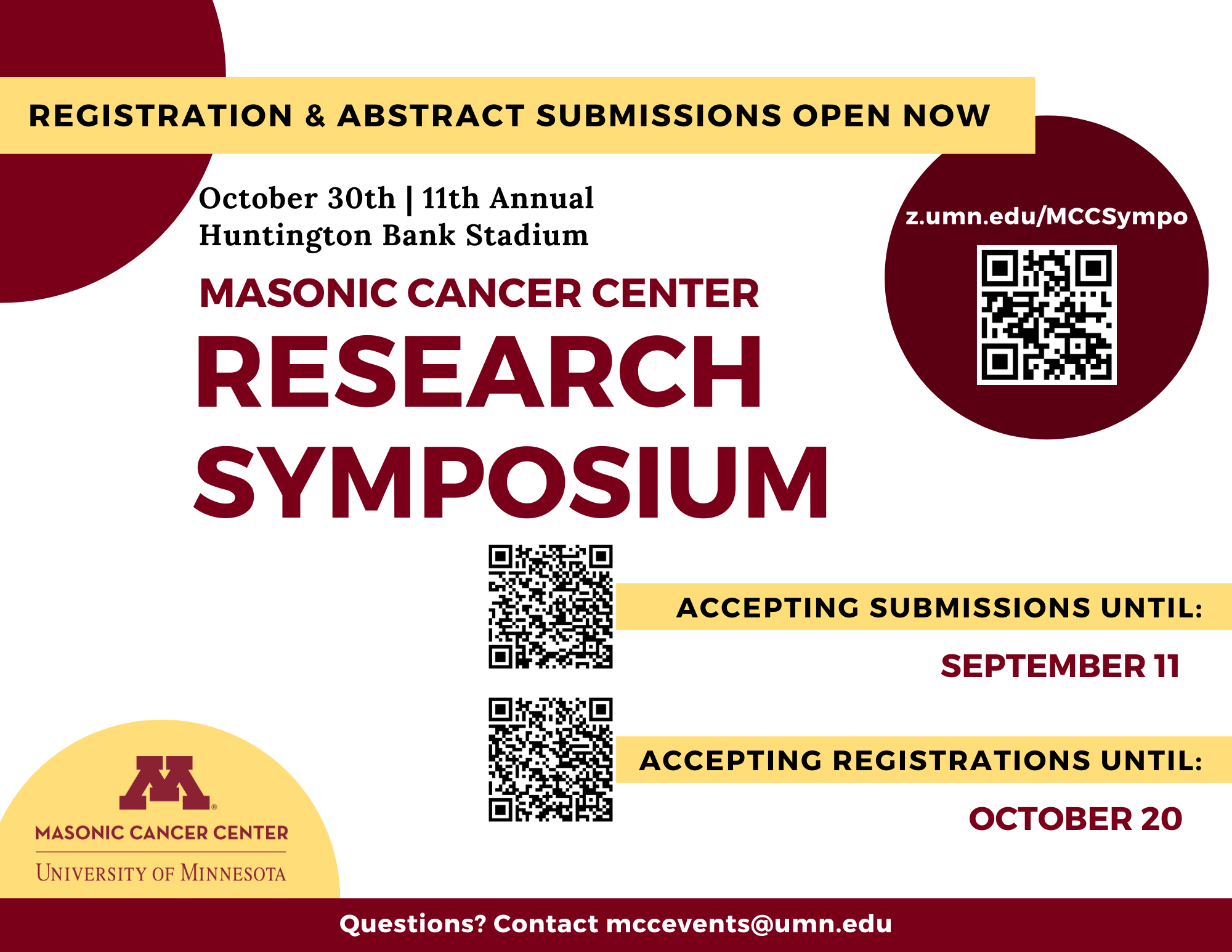MCC Research Sypmosium Flyer - call for submissions 