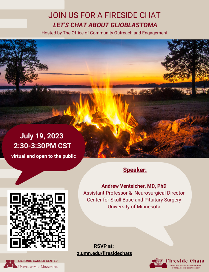 July 2023 Fireside Chat Flyer