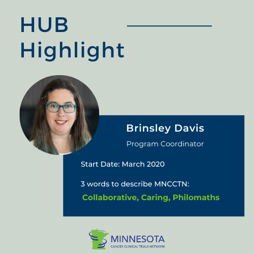 HUB Highlight Brinsley Davis Program Coordinator for MNCCTN