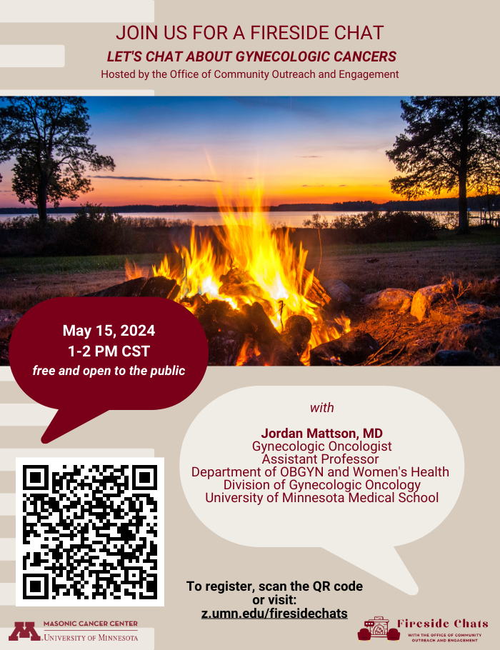 May Fireside Chat Flyer