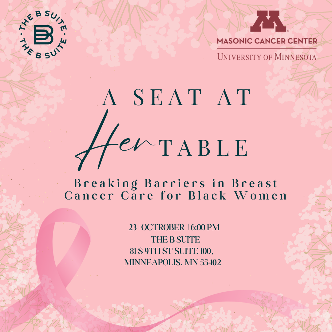 A seat at her table Flyer