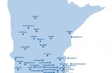 Minnesota Blue Landmarks