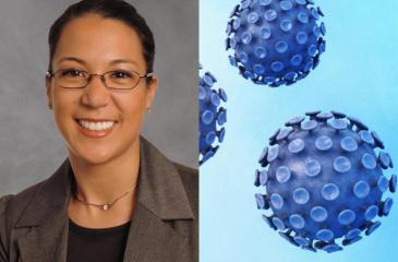 Deanna Teoh (left) and HPV (right) - Right image credit: luismmolina