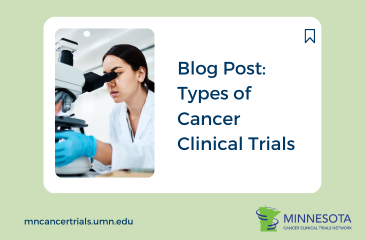 Blog Post featuring Types of Cancer Clinical Trials